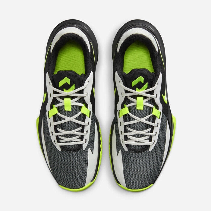 Nike Basketball Shoes Hyper Nike Precision 6 DD9535-009 Sneaker Mens Black Volt Herringbone Basketball Shoes