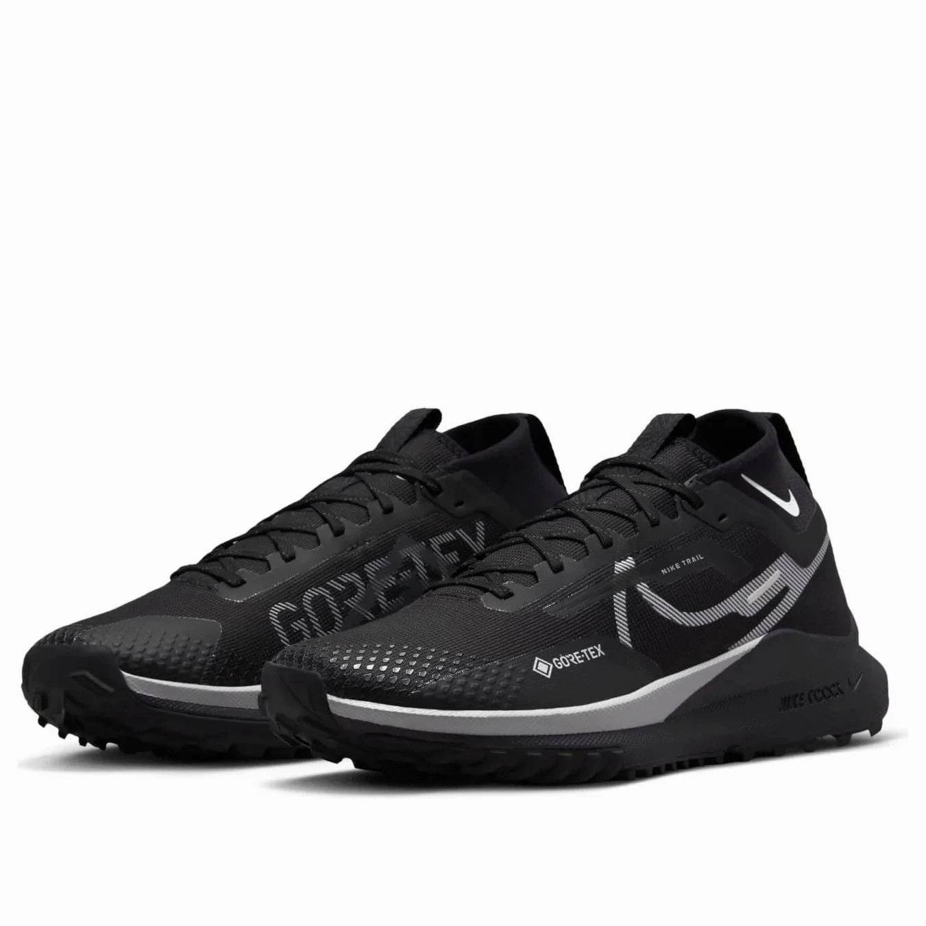 Nike React Pegasus Trail 4 DJ7926-001 Sneaker Men's Black Gore-Tex Running Shoes Nike Freak Wrestling Shoes