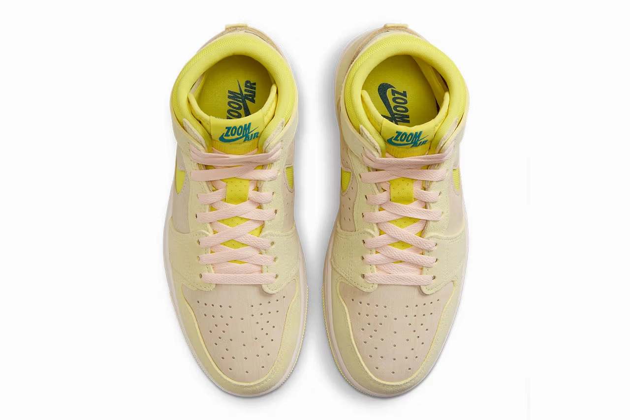 Nike Air Jordan 1 High Zoom CMFT 2 DV1305-800 Women 9.5 Citron Tint Shoes TF2195 Best Nike Gym Shoes