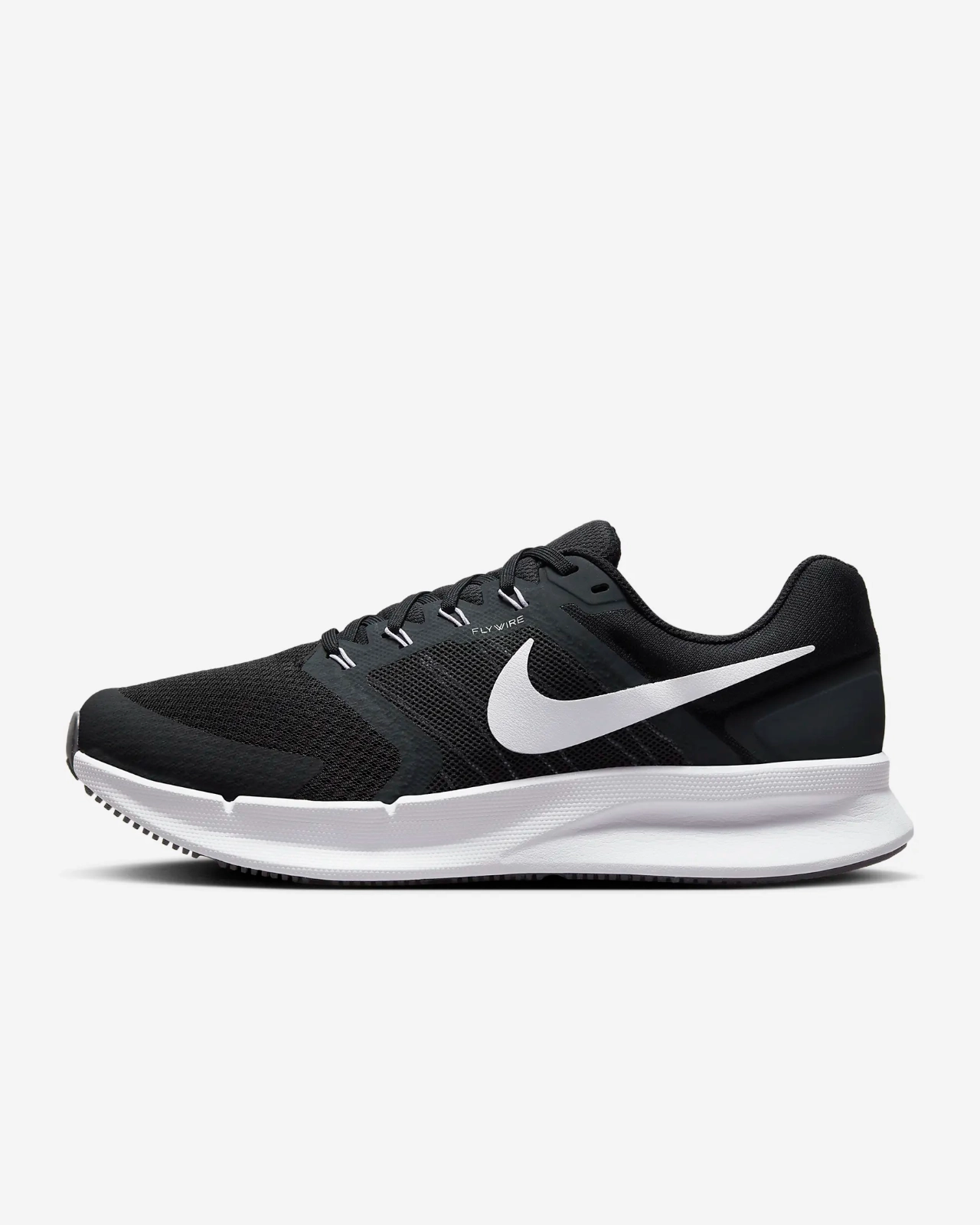 Nike Run Swift 3 DR2695-002 Sneaker Men's Black White Lace Up Road Running Shoes Elite Shoes Nike