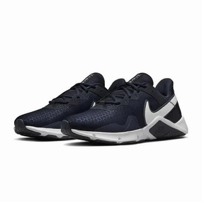 Nike Legend Essential 2 CQ9356-401 Men's US 11.5 Navy White Workout Shoes GBNC47 Nike Weight Training Shoes