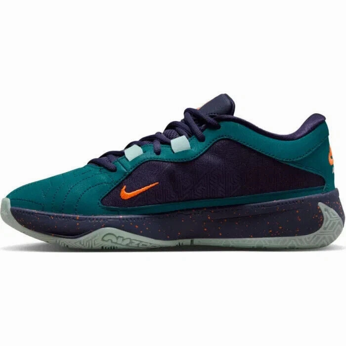 Nike Kevin Durant Shoes Nike Zoom Freak 5 DX4985-300 Sneakers Men's Geode Teal Purple Ink Shoes FD350