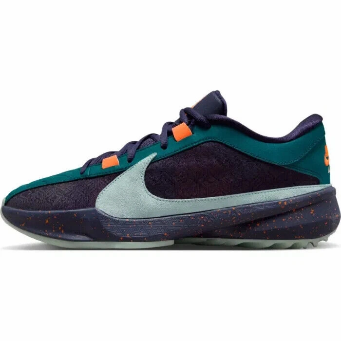 Nike Waffle Debut Running Shoes Nike Zoom Freak 5 DX4985-300 Sneakers Men's Geode Teal Purple Ink Shoes FD350