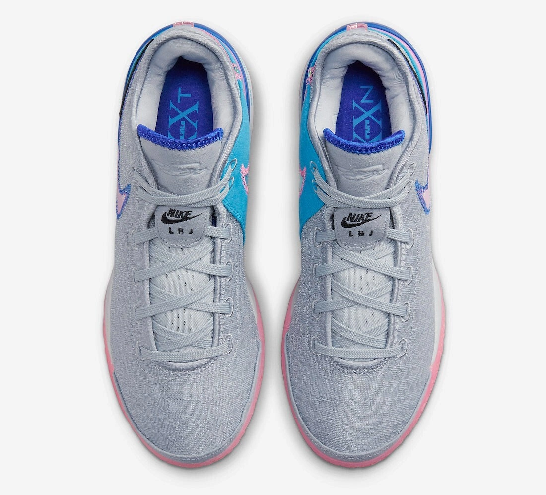 Nike Zoom LeBron NXXT Gen DR8784-002 Unisex Wolf Gray Basketball Shoes HAM526 Nike Hands Free Shoe