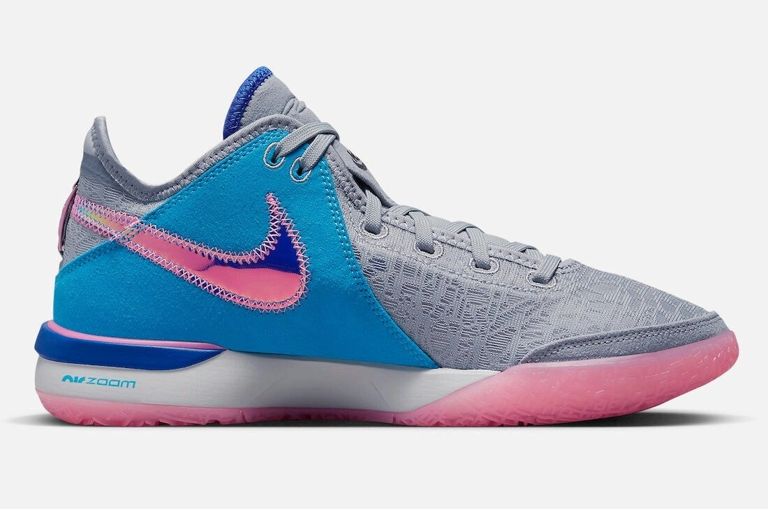 Nike Zoom LeBron NXXT Gen DR8784-002 Unisex Wolf Gray Basketball Shoes HAM526 Nike Soft Ground Soccer Shoes