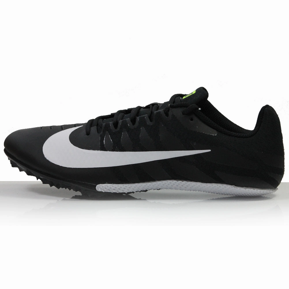 Durable Shoes For Running Nike Zoom Rival S 9 Unisex Track Spike - Black/White