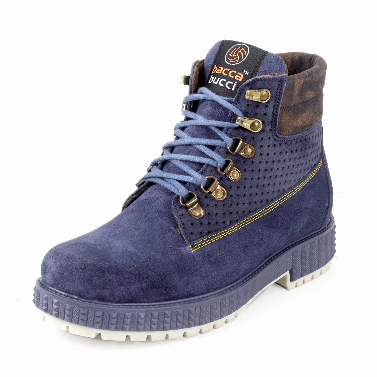Bacca Bucci URBAN Suede Leather Boots | Durable Suede Leather for Extra Comfort & Breathability Broad Square Toe Boots
