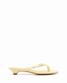 Memory Foam Shoes Noir Thong Heel Butter