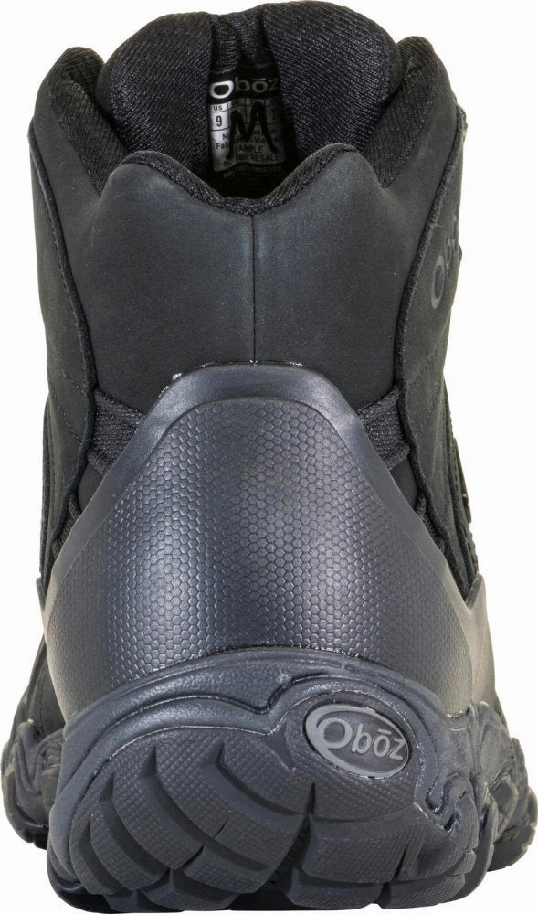 Oboz Men's Bridger Mid Waterproof - Black Sea Hiking Boots To Prevent Snake Bites