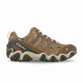 Keen Footwear Hiking Boots Oboz Women's Sawtooth II Low Waterproof - Brindle/Tradewinds Blue