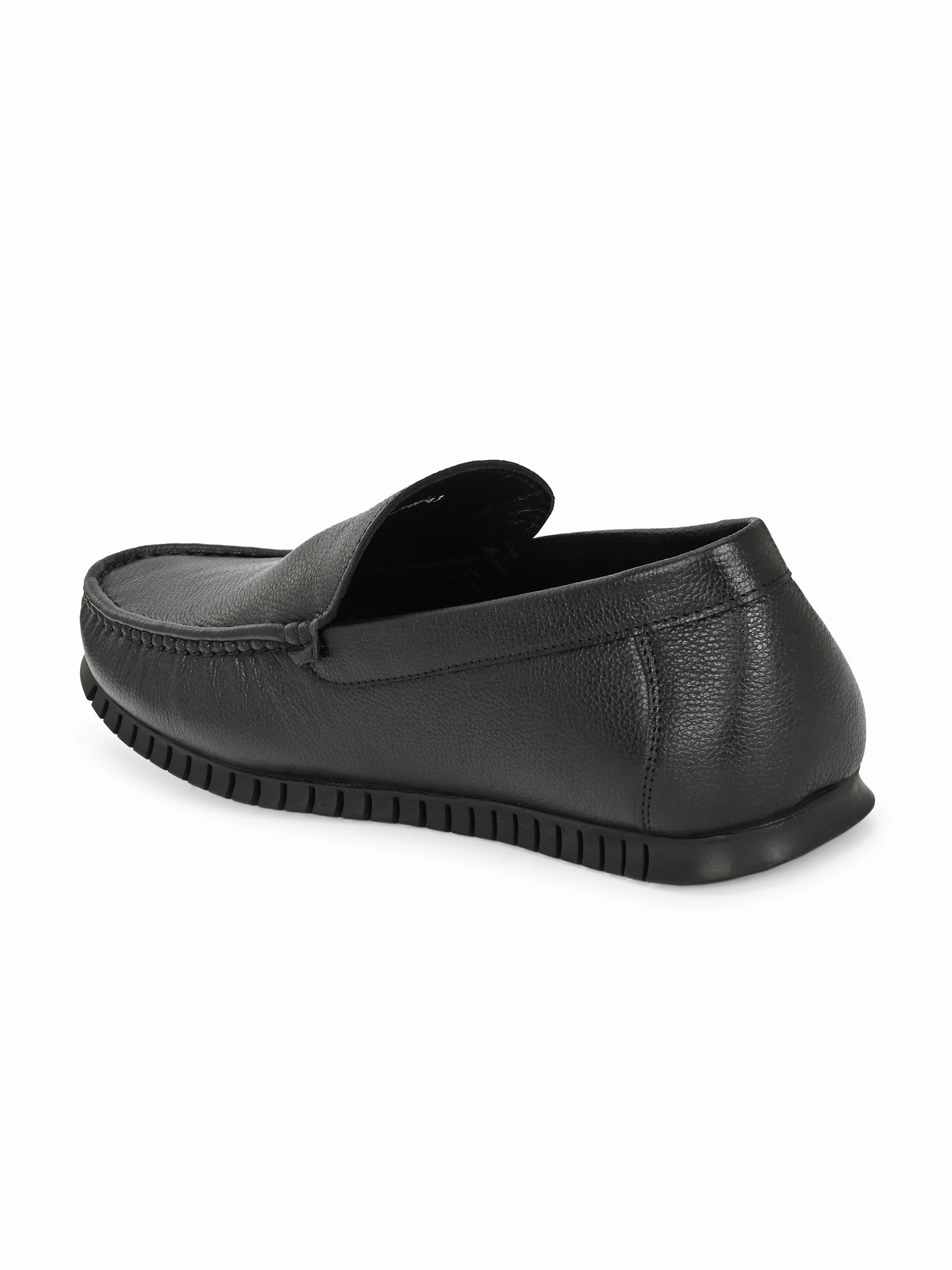 Ochre Leather Flexi Loafers Monolith Brushed Leather Loafers