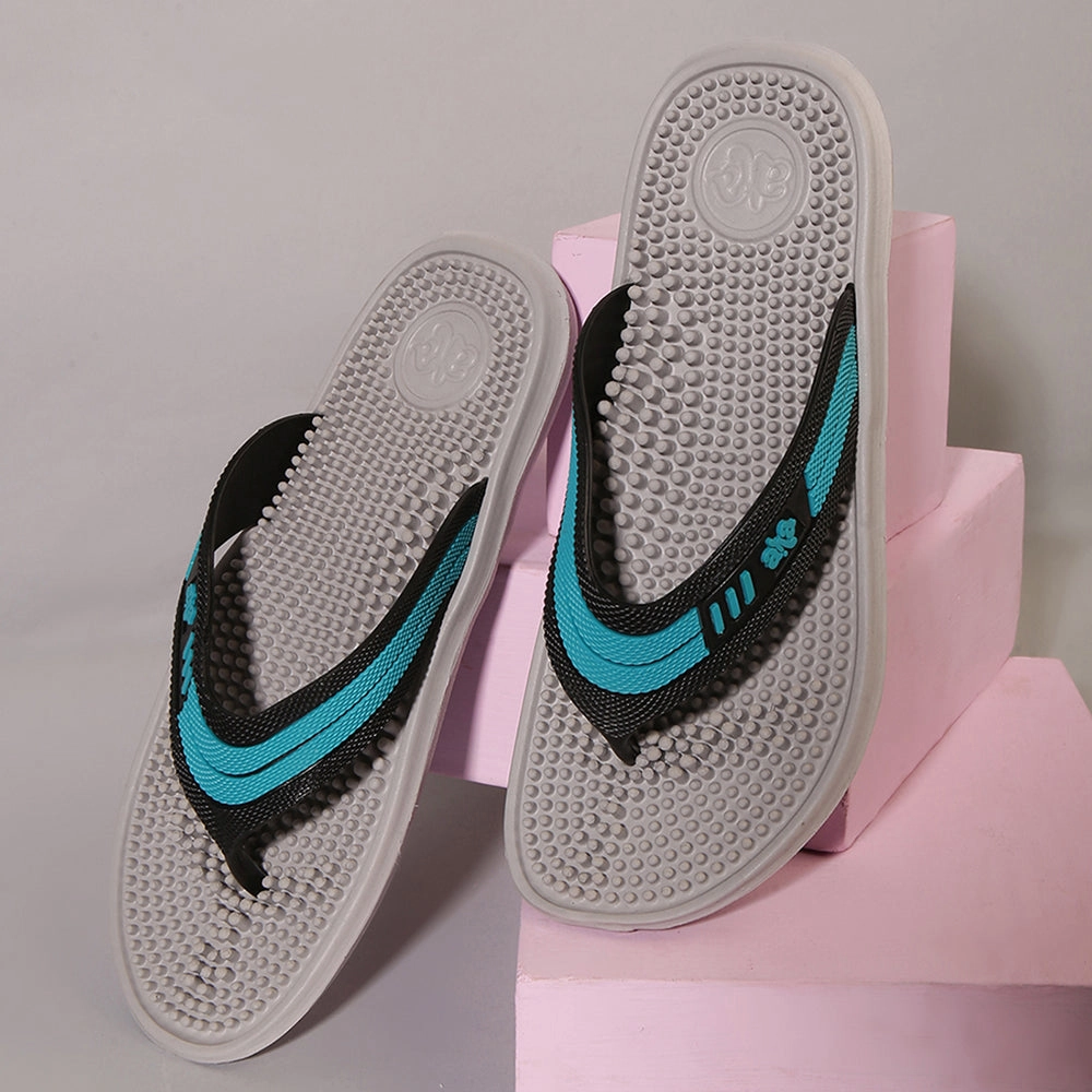 Patriotic Flip Flops A-HA Casual Grey Flip Flop For Men ACCUPLUS-1 By Liberty