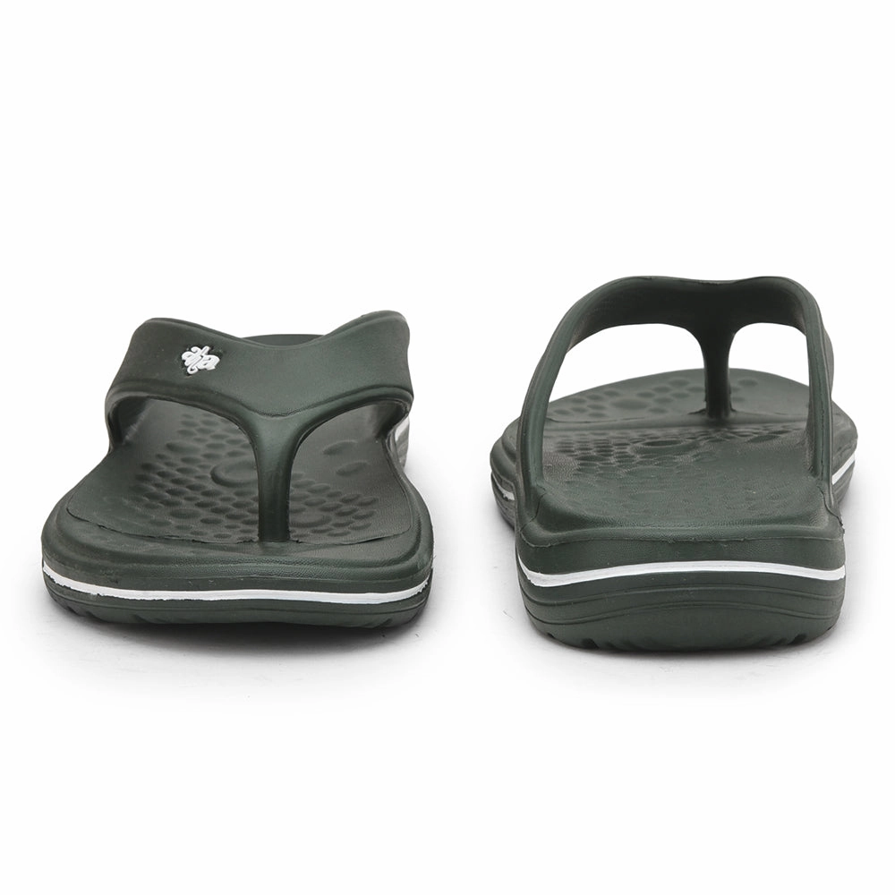 Cali Gear Flip Flops A-HA Casual Olive Green Flip Flop For Men BEACHTIME By Liberty