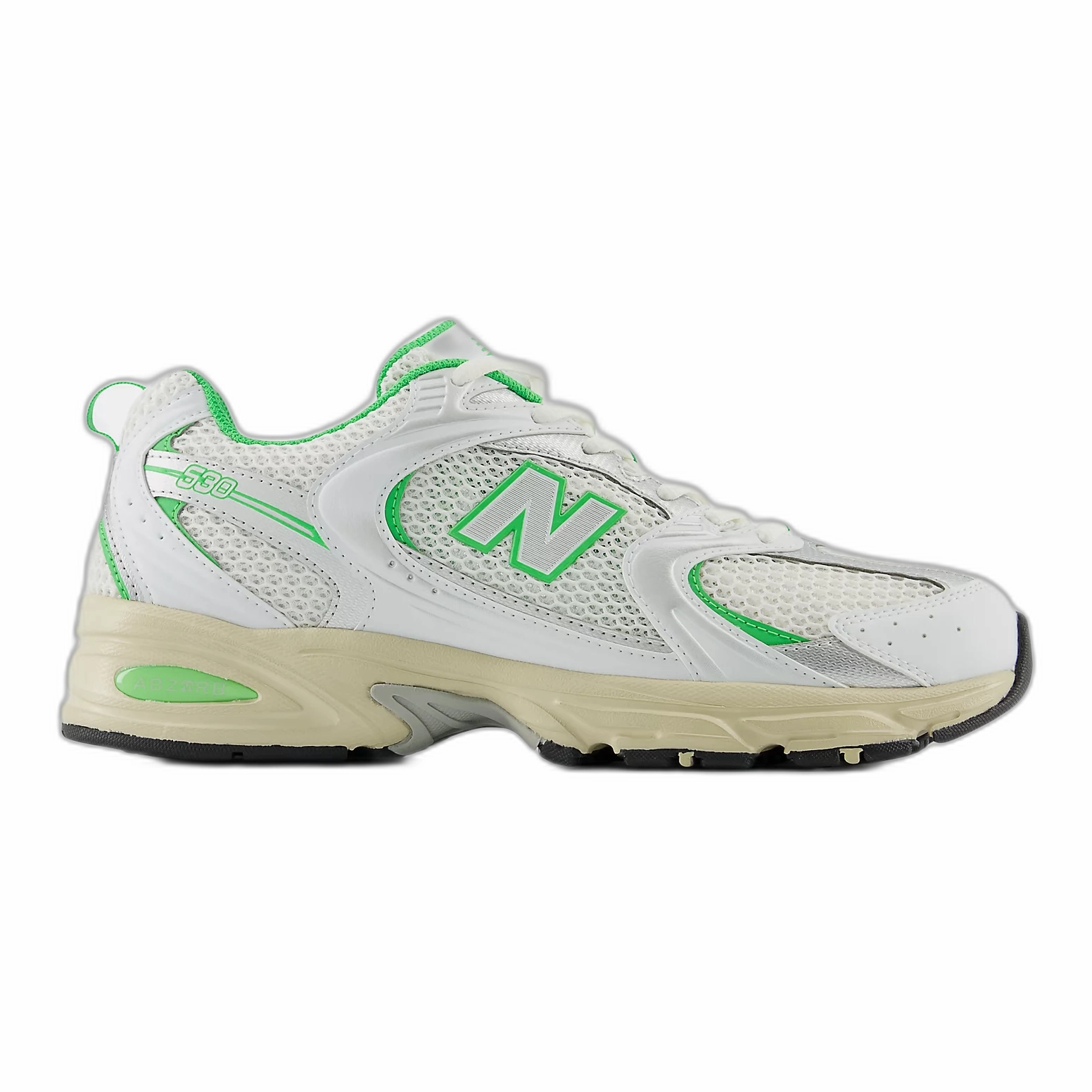 New Balance Men's 530 Shoes - White / Palm Leaf New Balance 990 V 4
