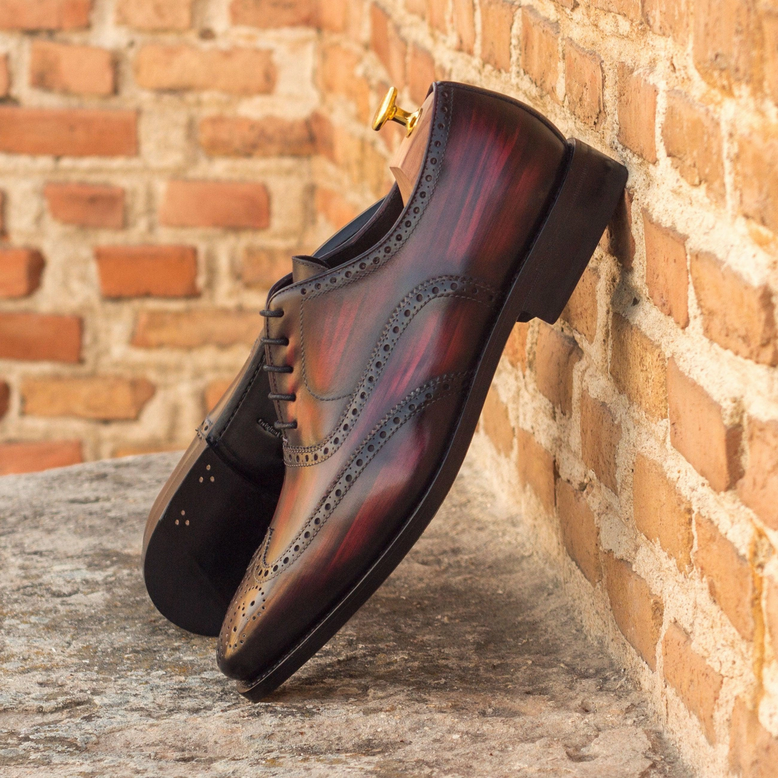 Burgundy Patina Leather Brogues Brog Distributors