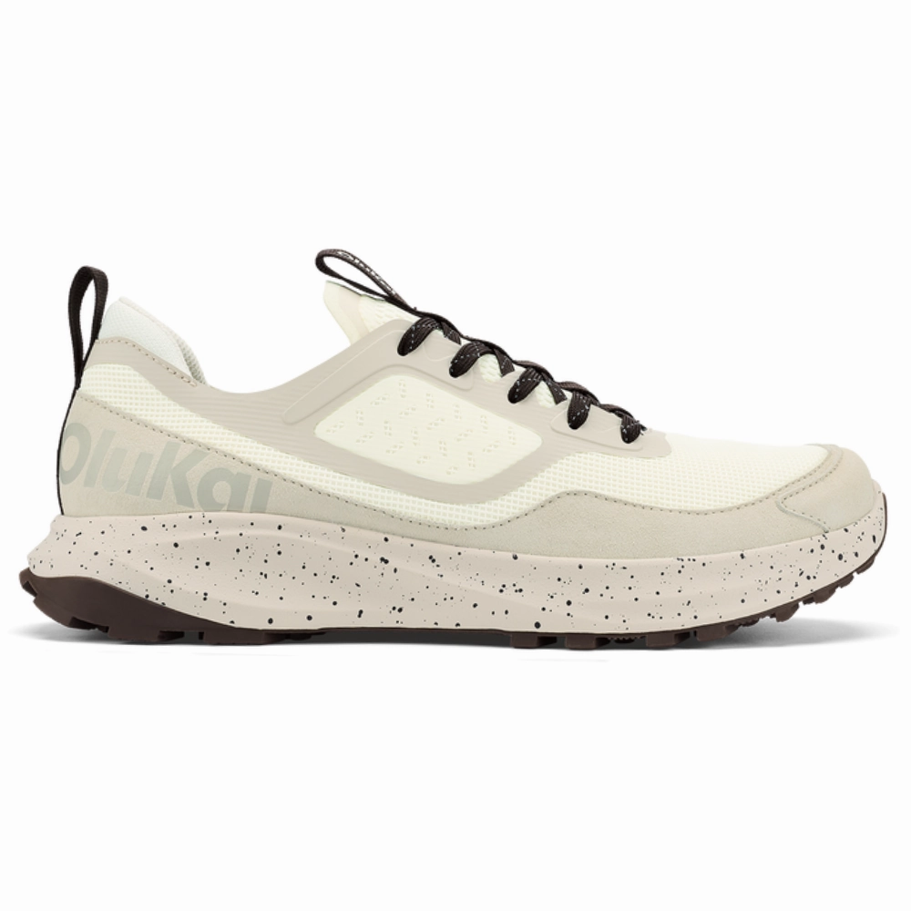 Barefoot Trail Running Shoes Review OluKai Makiki White Sand/Tapa Athletic Shoe (Men's)