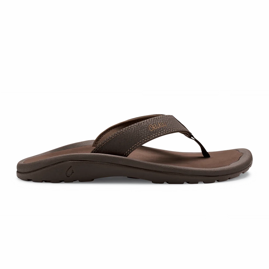 OLUKAI MENS OHANA SANDAL - DARK JAVA Sandals Resort Packages