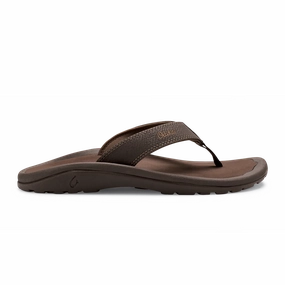 OLUKAI MENS OHANA SANDAL - DARK JAVA Diba True Sandals