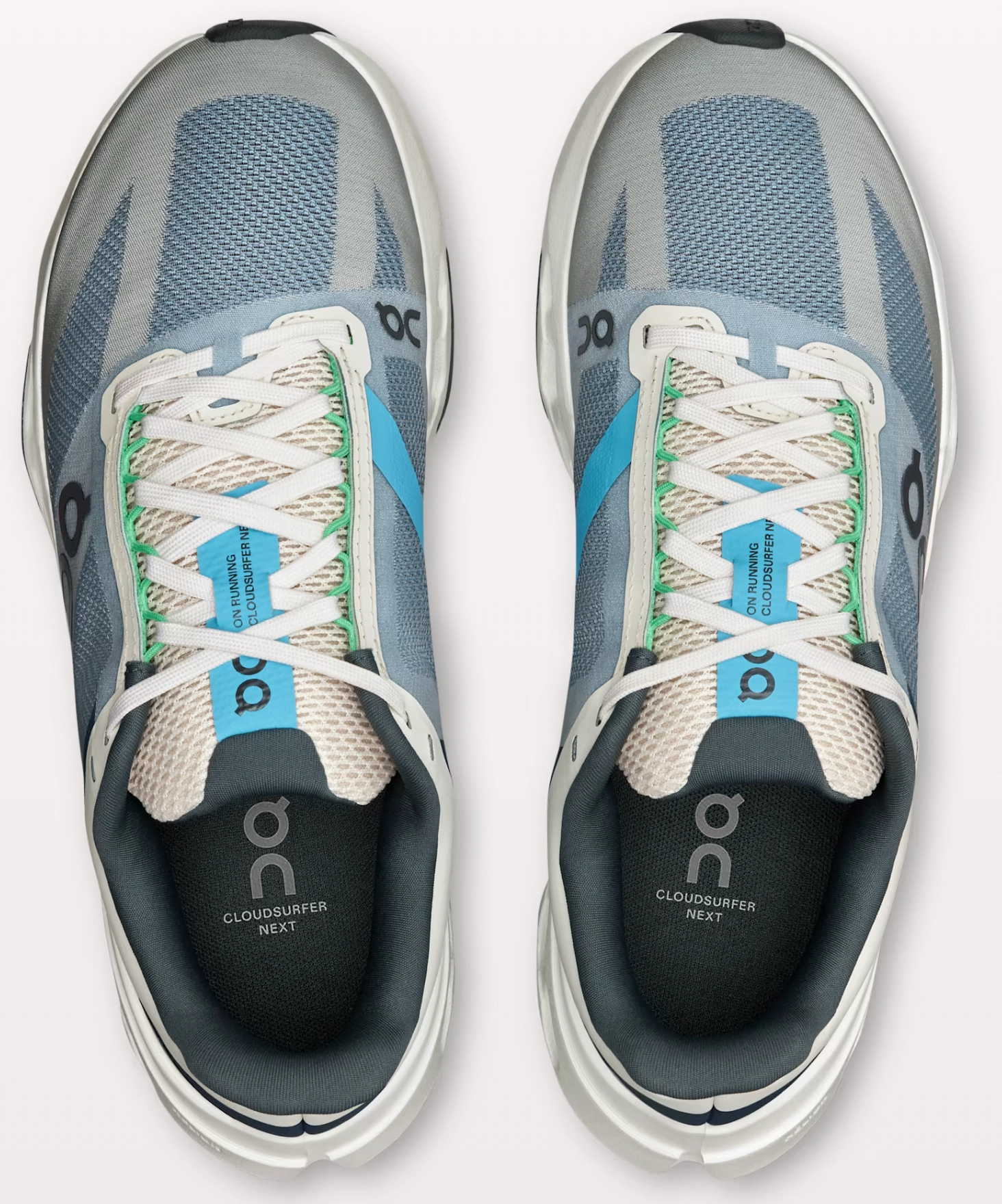 ON Cloudsurfer Next (Niagara/White) - Women's Under Armour Edge Suede Training Shoes