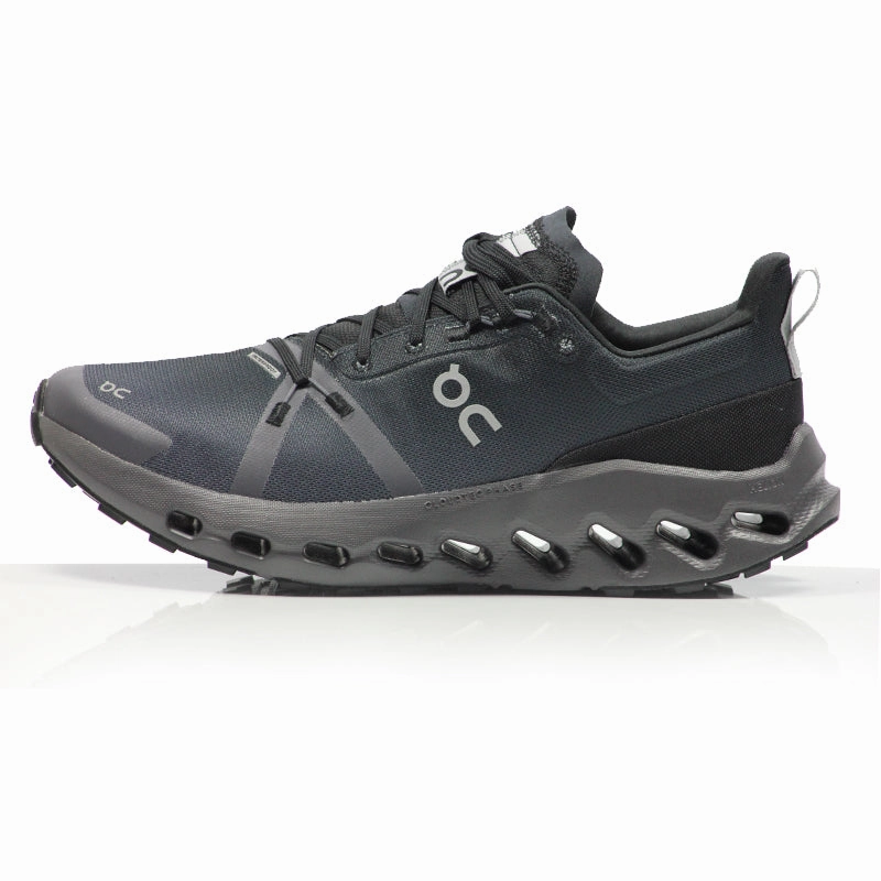 On Cloudsurfer Trail Waterproof Men's Trail Shoe - Black/Eclipse Hokka Running Shoes