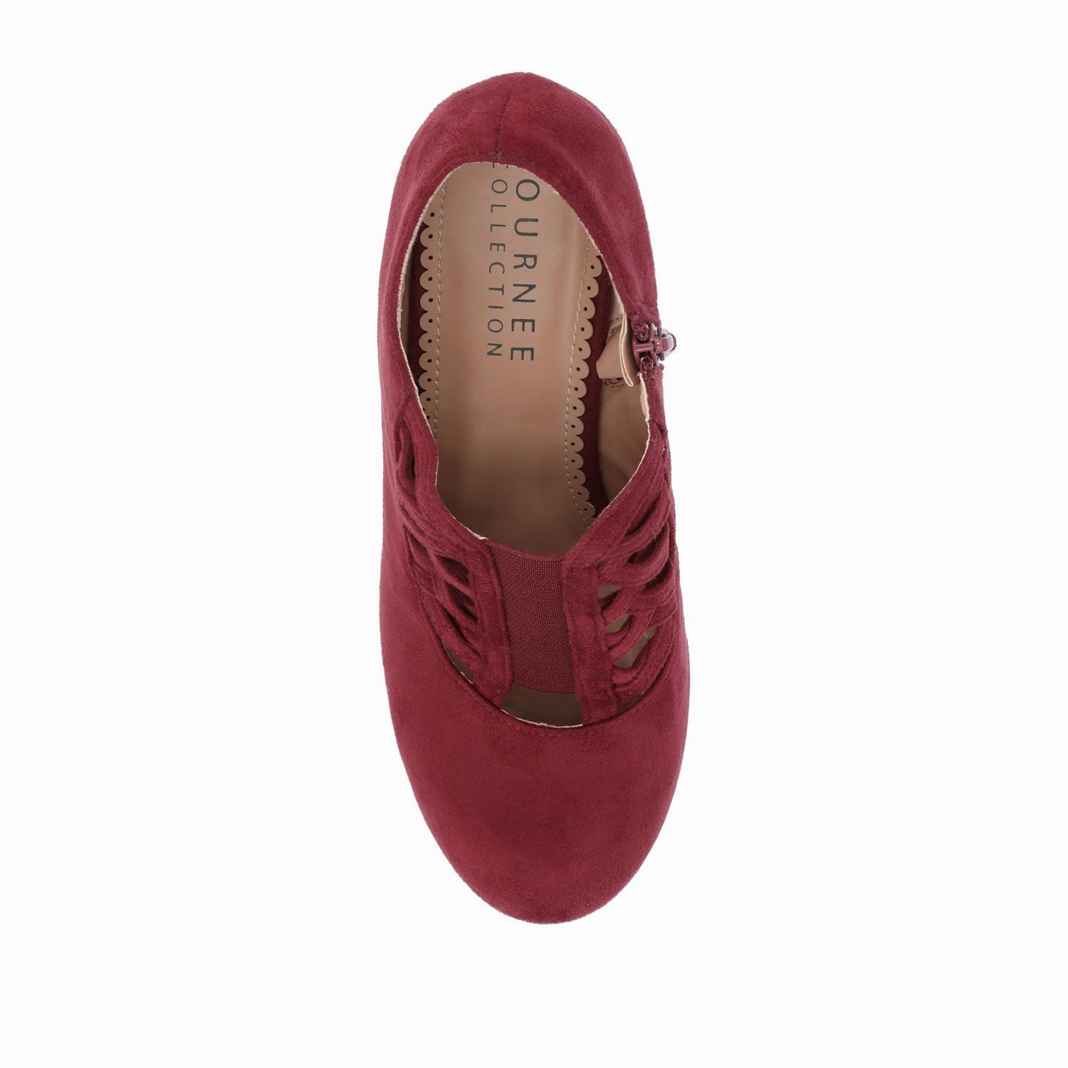 Striped Oxford Shirt PIPER CONE HEELED BOOTIES IN WIDE