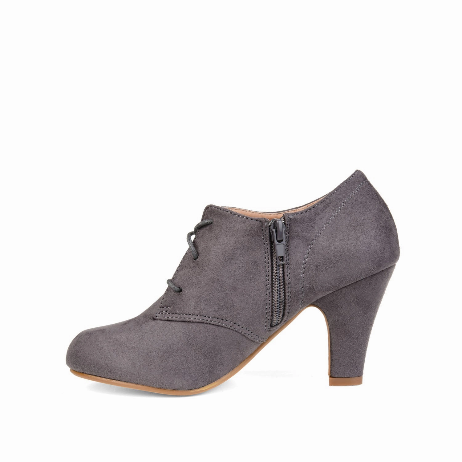 Retro Oxfords LEONA LACE-UP BOOTIES IN WIDE