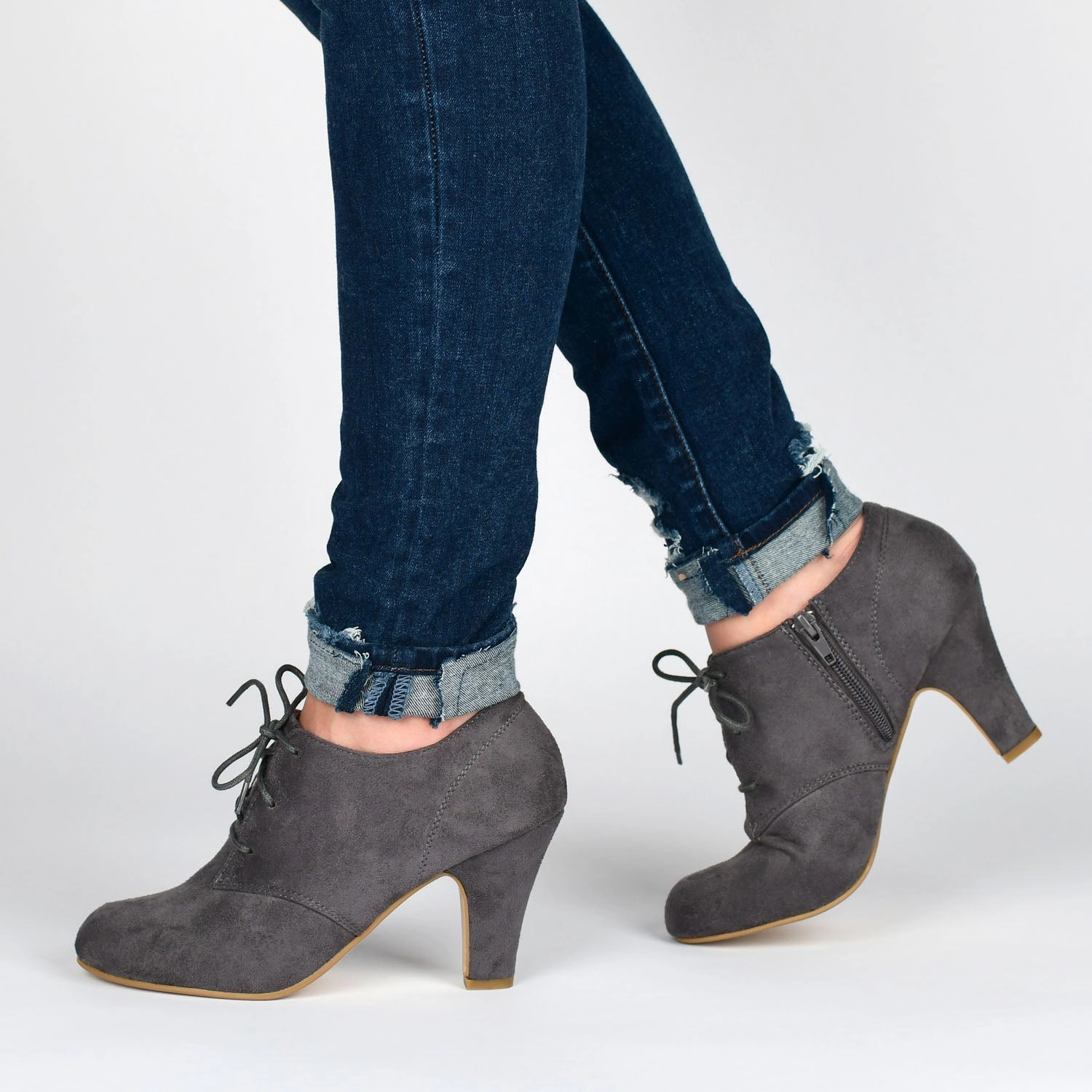 LEONA LACE-UP BOOTIES IN WIDE We Are Oxfords Not Brogues Meaning