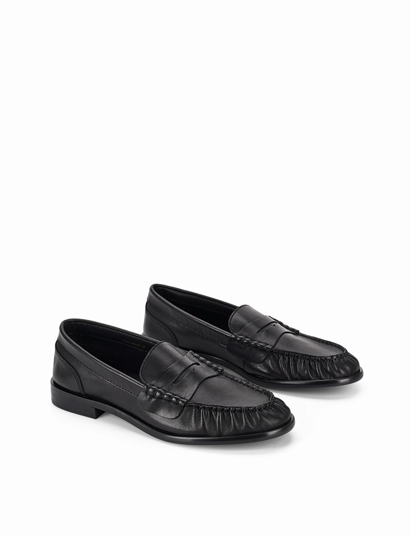 Brogues Paddy Loafers - Black Leather