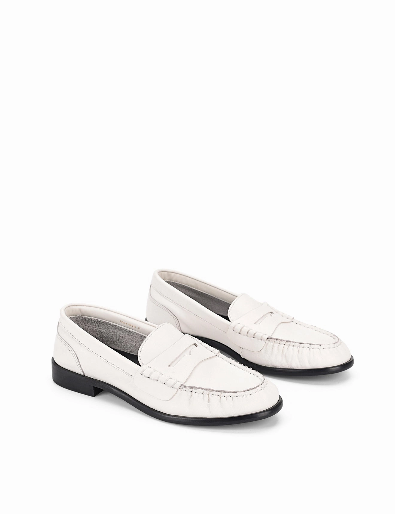 Brogues Stanley Paddy Loafers - Chalk White Leather