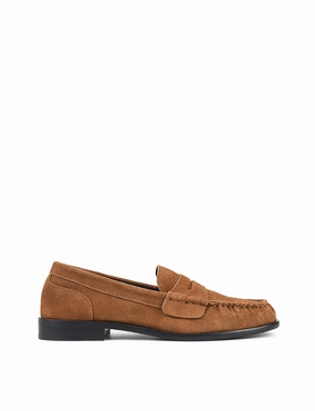 Paddy Loafers - Tobacco Brown Suede An Brog