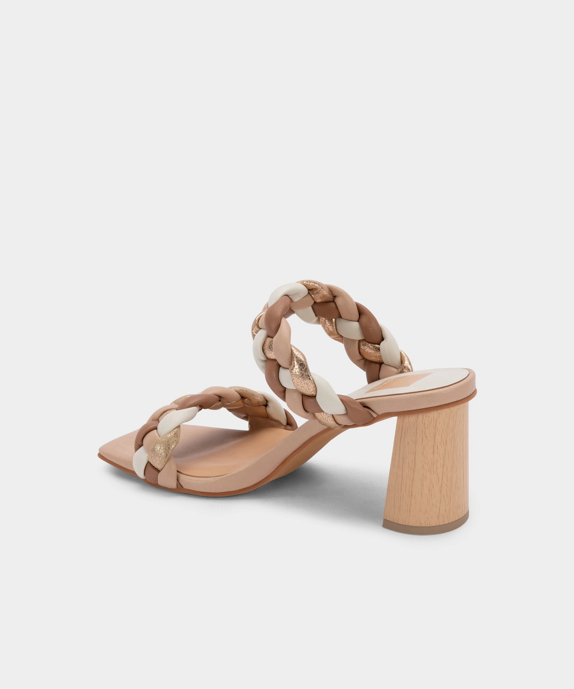 PAILY HEELS NATURAL MULTI STELLA - re:vita High Heels Wedges Platform