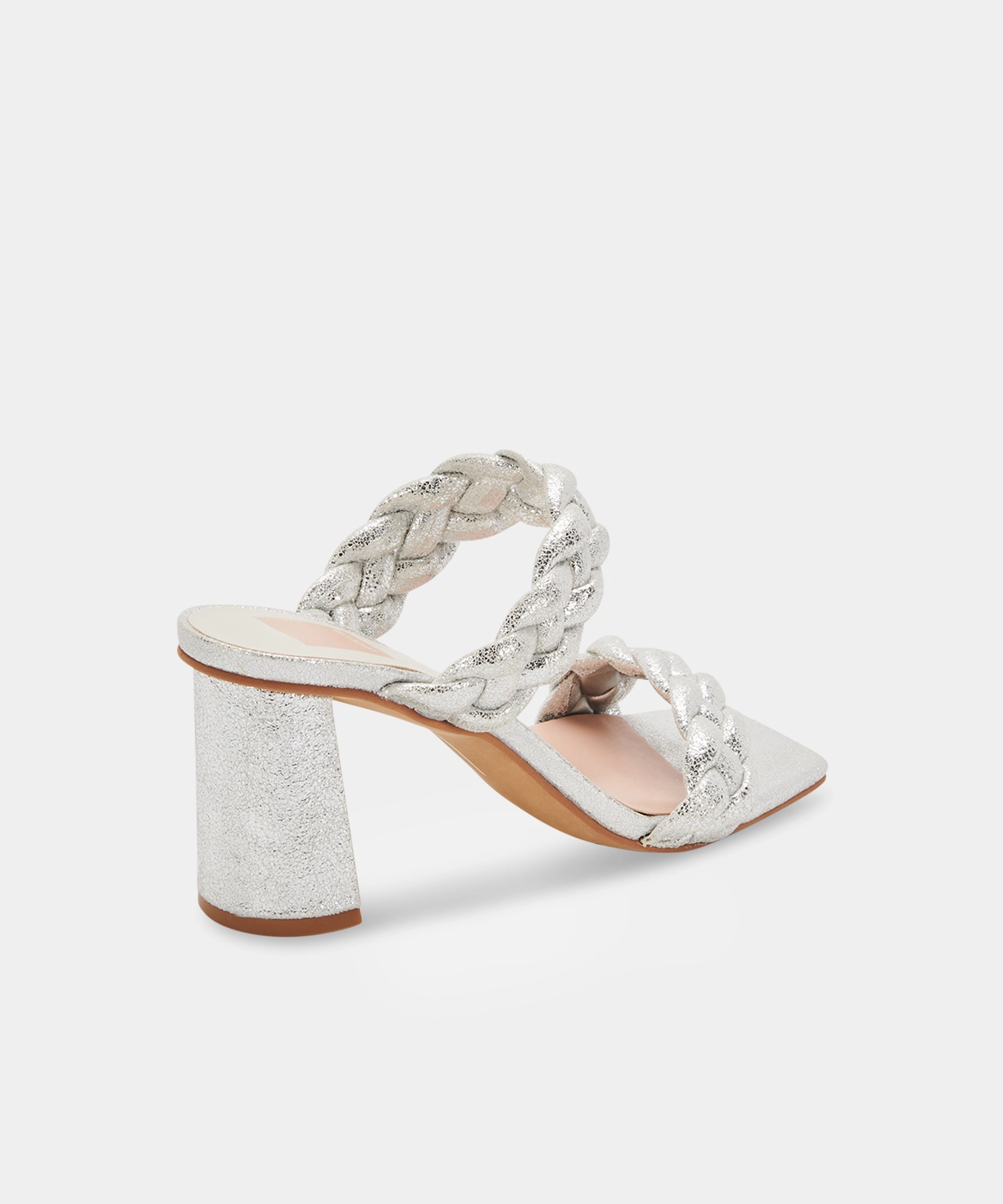 PAILY HEELS SILVER METALLIC STELLA SUEDE - re:vita Colin Stuart High Heels