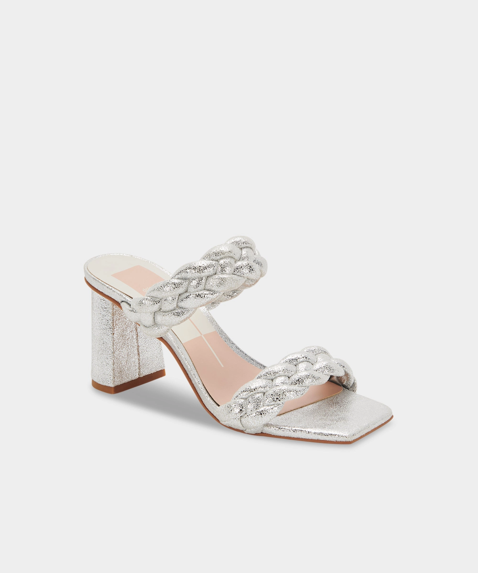 PAILY HEELS SILVER METALLIC STELLA SUEDE - re:vita Thigh High Sandals