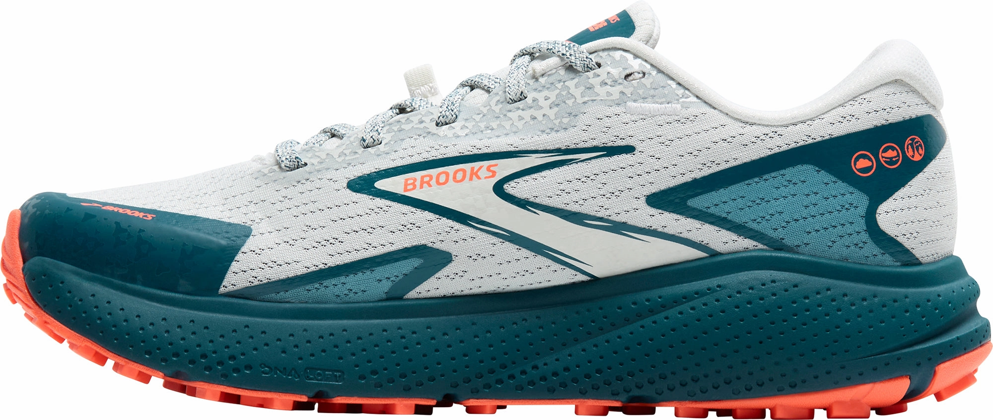 Rabbit Trail Shoe Brooks Divide 5 Womens Trail Running Shoes - Blue