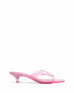 High Heels Long Legs Jellyz Thong Heel Pink