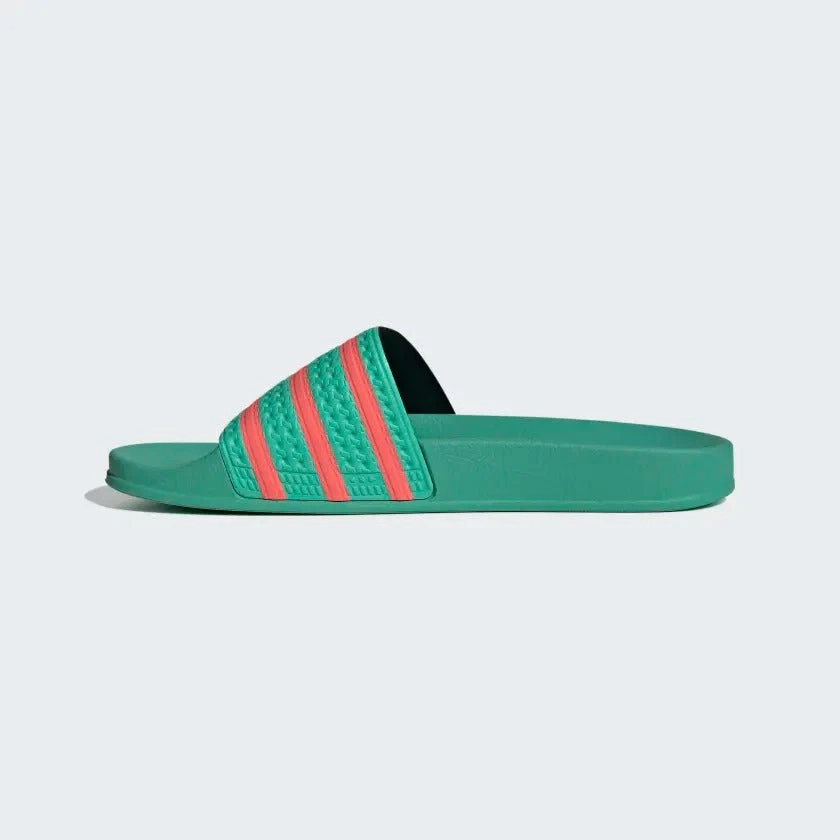 Adidas Adilette Slides - Hi Res Green / Semi Turbo Slippers Dark Lord Pillow
