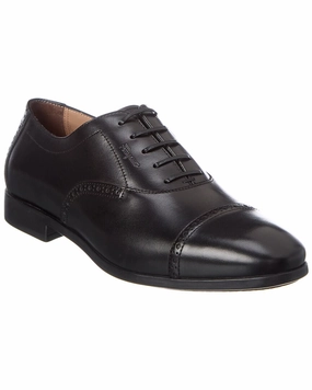 Goto Plain Toe Oxford Ferragamo Riley Leather Oxford