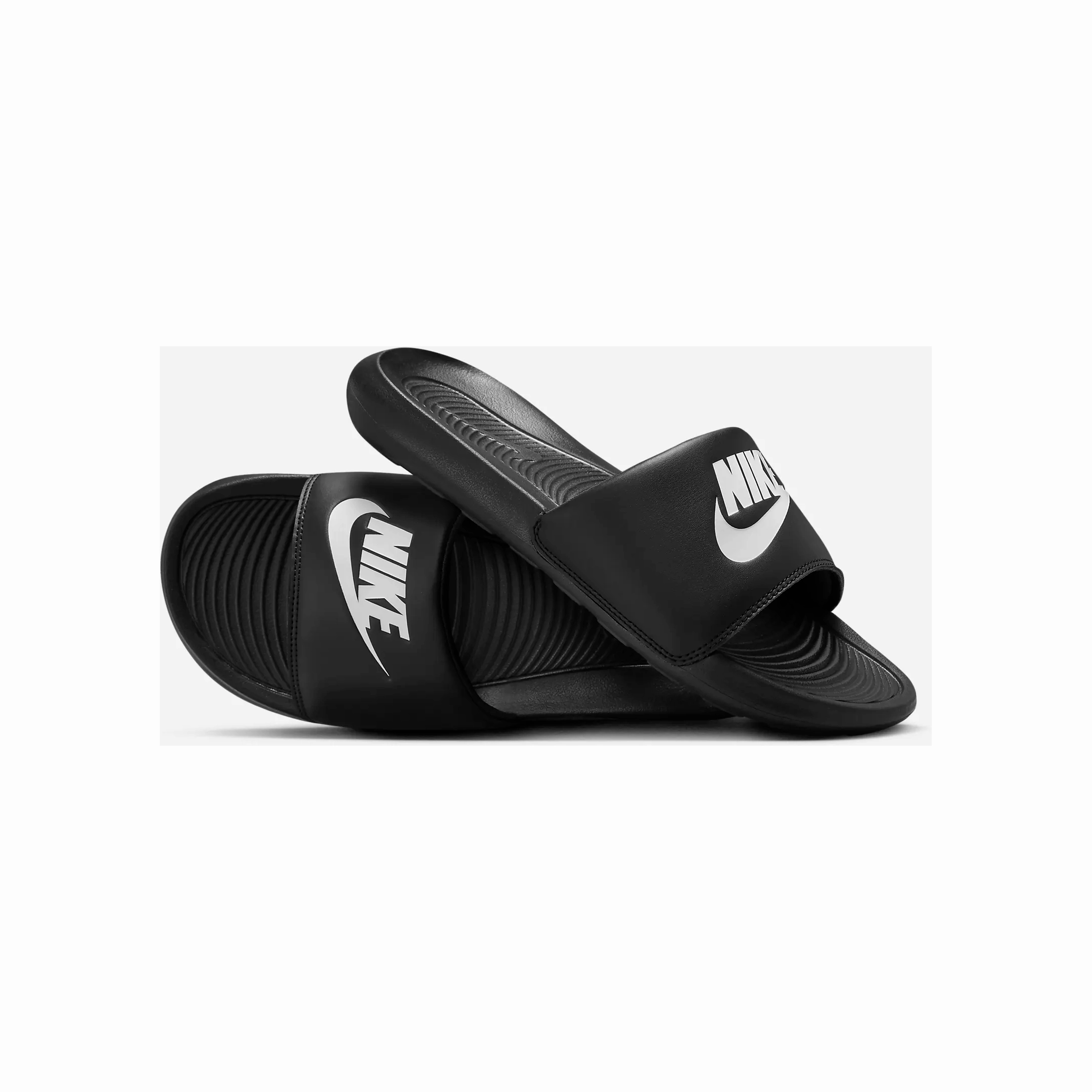 Nike Men's Victori One Slides - Black / White Non Slip Slippers For Dogs
