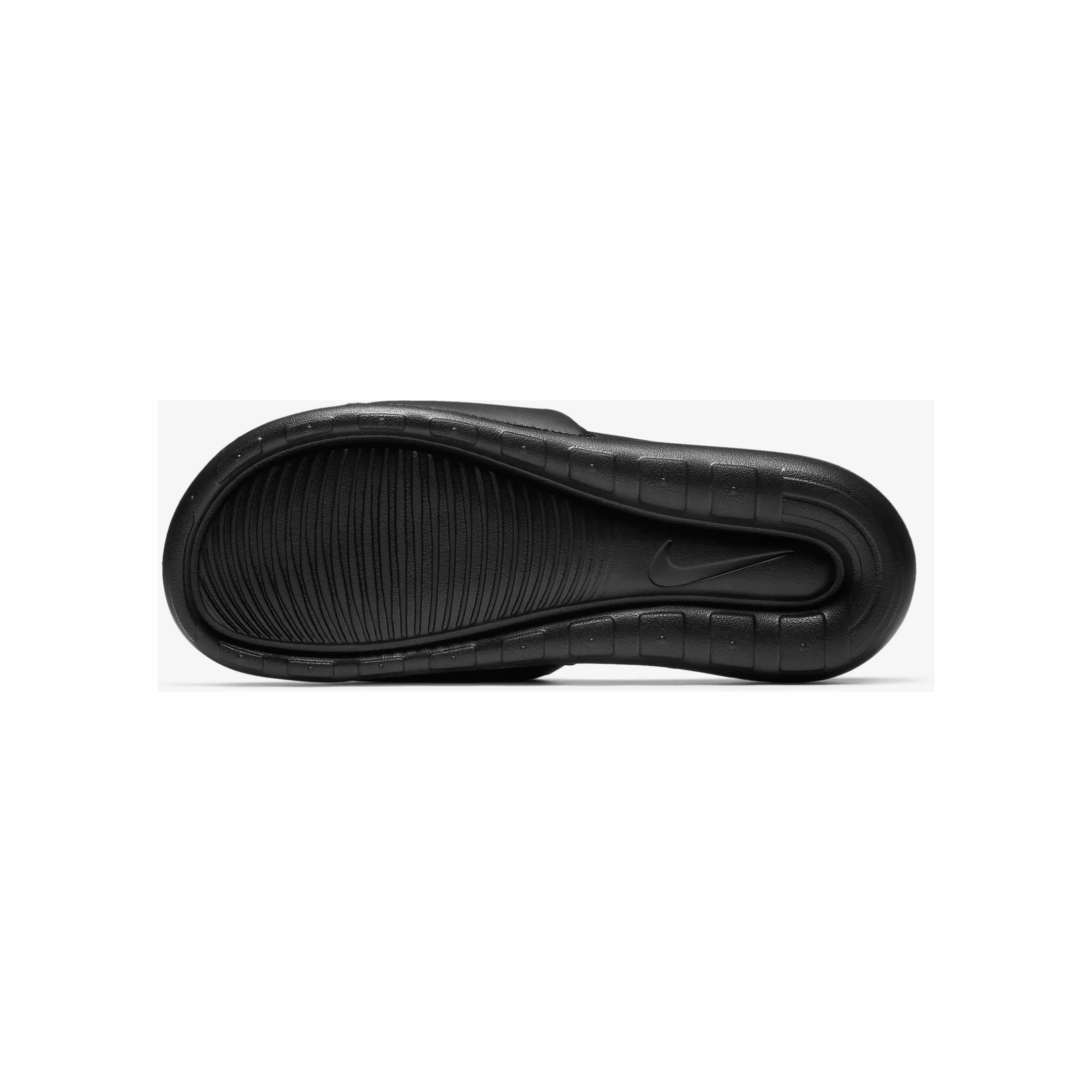 Fleece Lined Sock Slippers Nike Men's Victori One Slides - Black / White