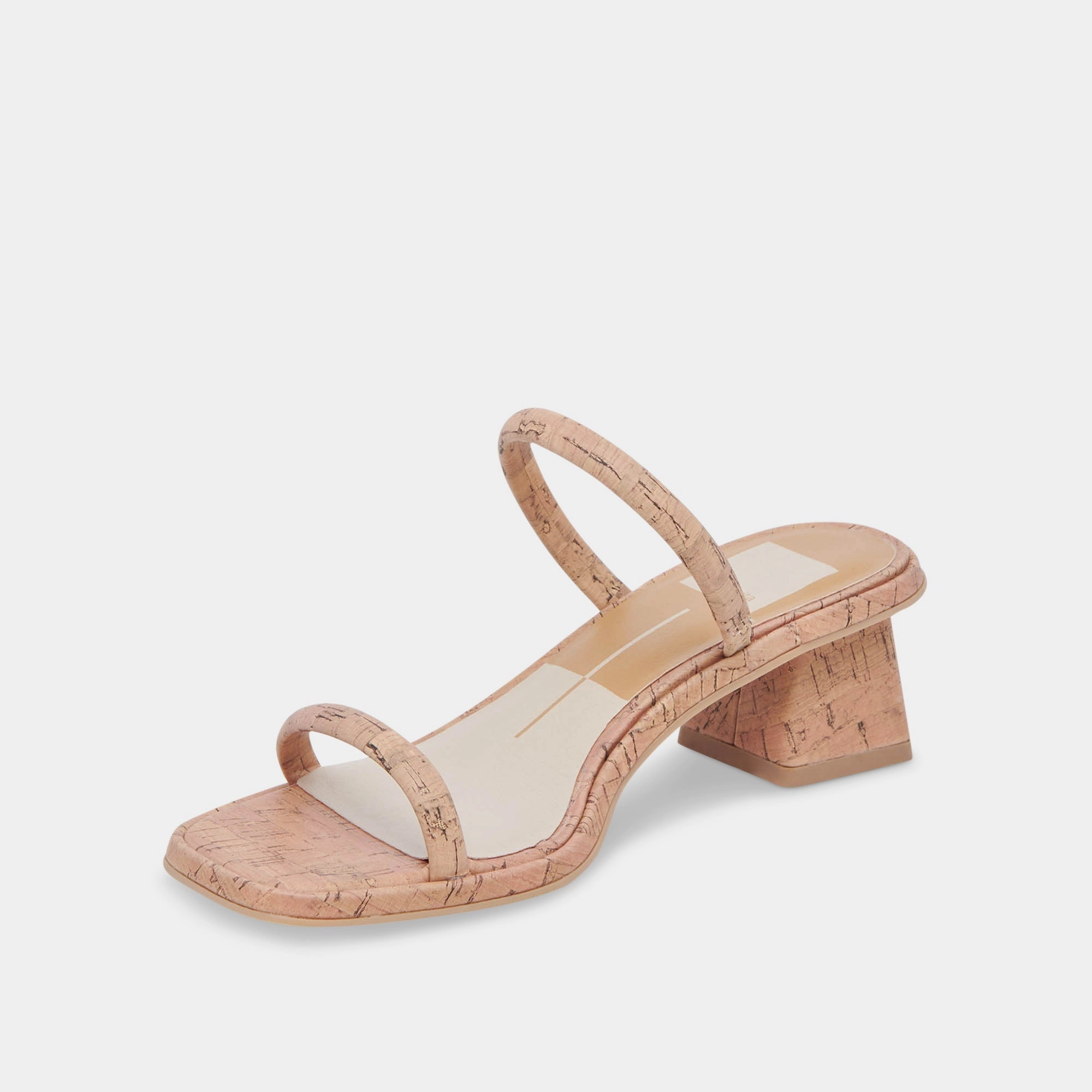Strap High Heels RAMIZE SANDALS NATURAL CORK - re:vita