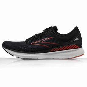 Running Shoes Emoji Brooks Glycerin GTS 19 Men's Running Shoe - Black/Grey/Red Clay