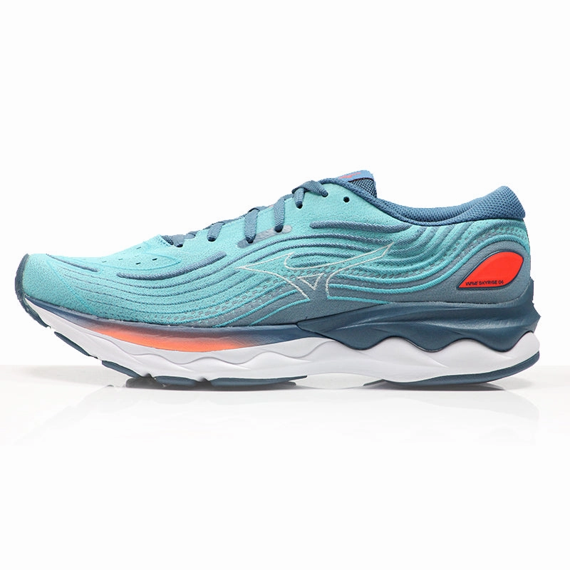 Mizuno Wave Skyrise 4 Men's Running Shoe - Blue Ashes/Nimbus Cloud/Soleil Basketball Running Shoes