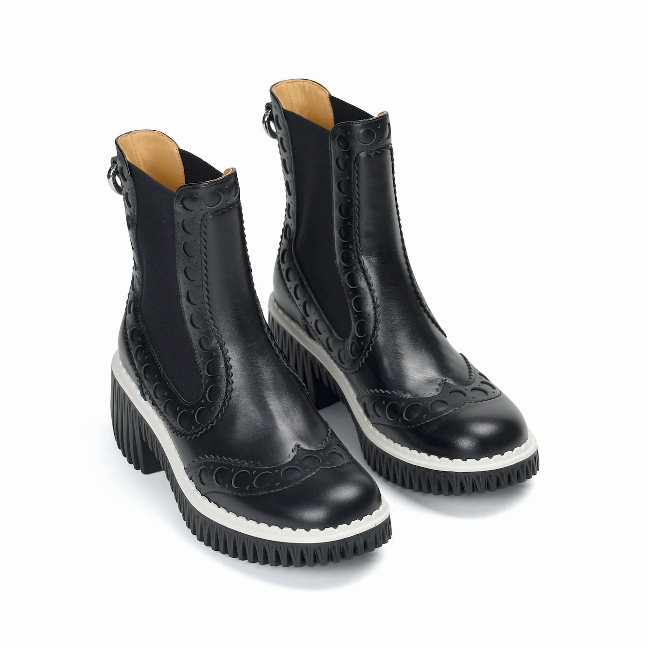 Oxford Brogue Shoes PLITA CILLO BLACK