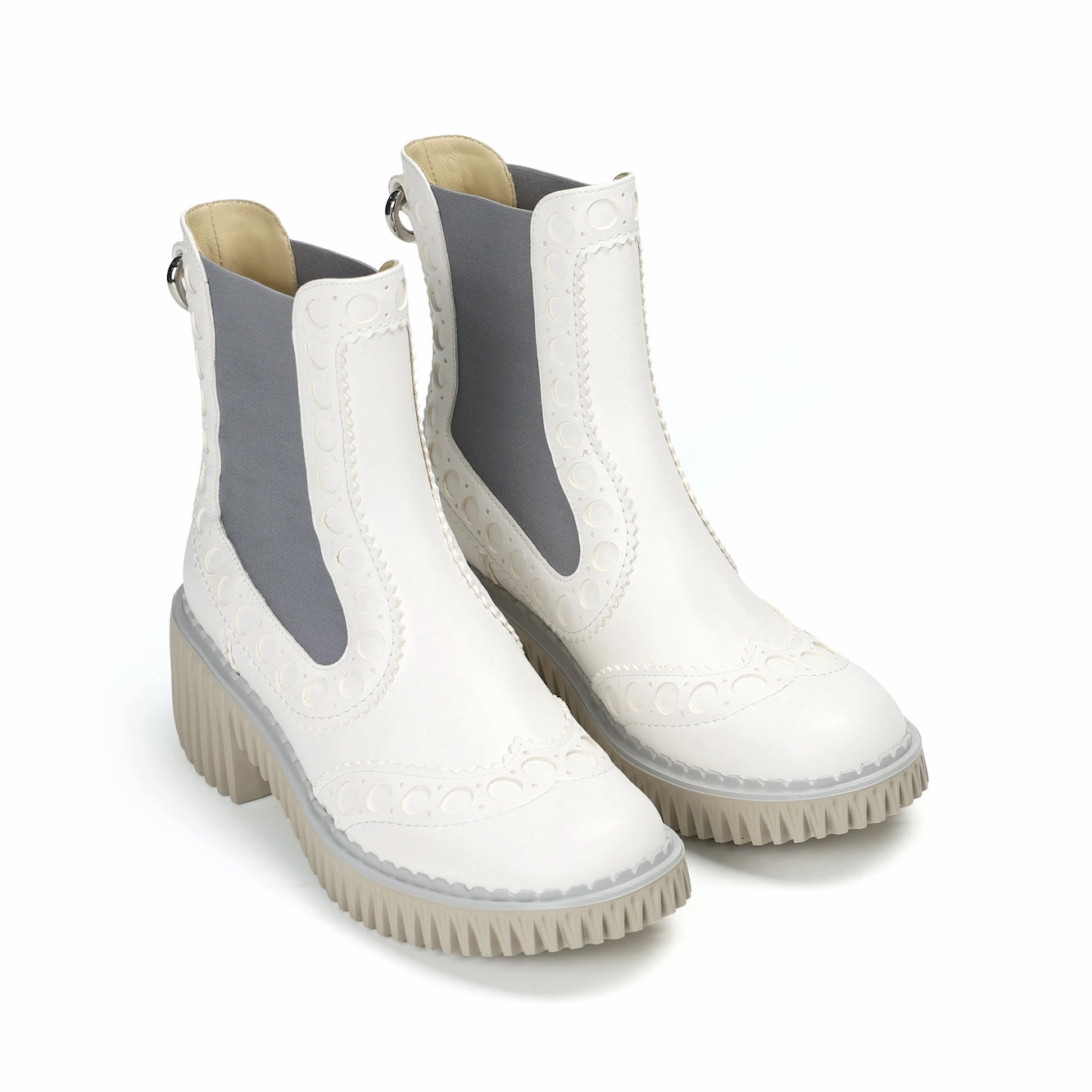 PLITA CILO WHITE Clarks Originals Brogues