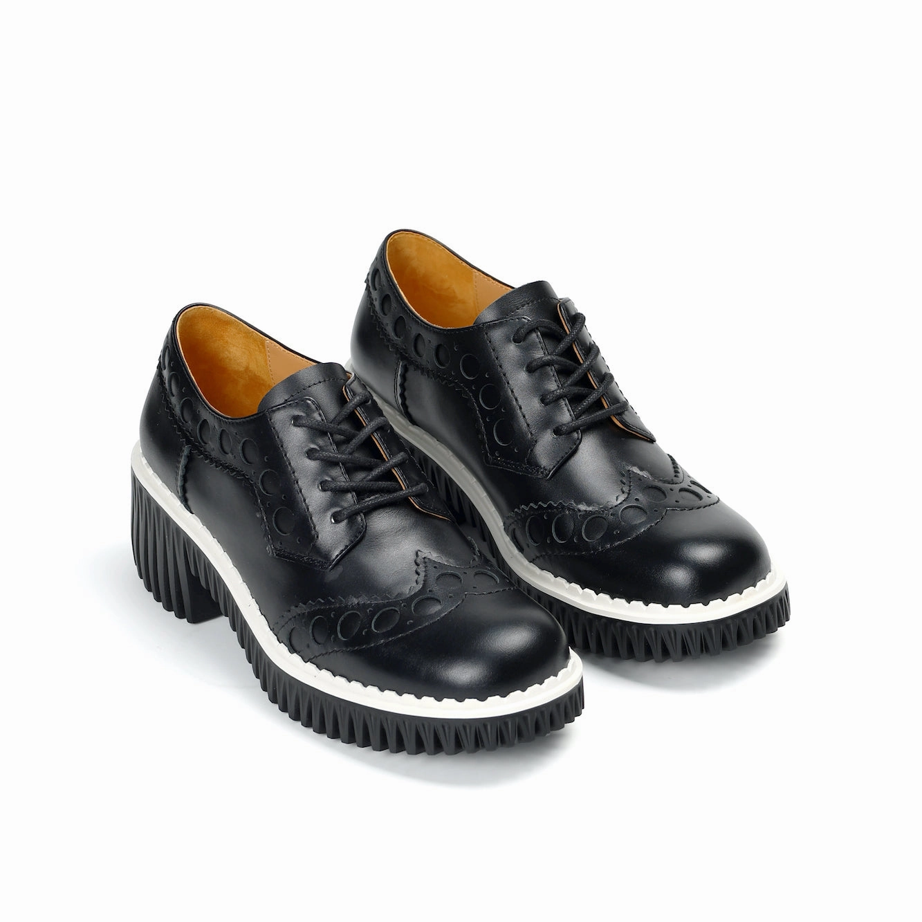 Brogue Vs Oxford Shoes PLITA WIND BLACK