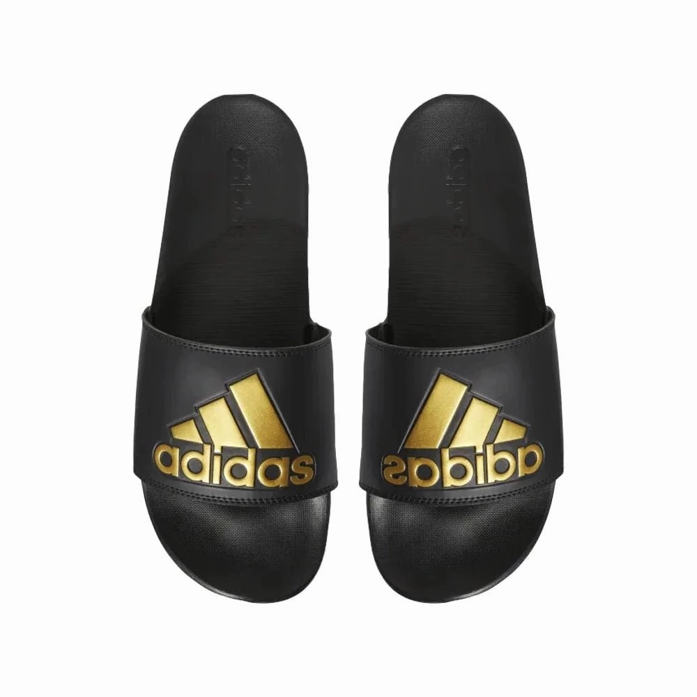 Werewolf Slippers Adidas Unisex Adilette Comfort Black/Gold Slides