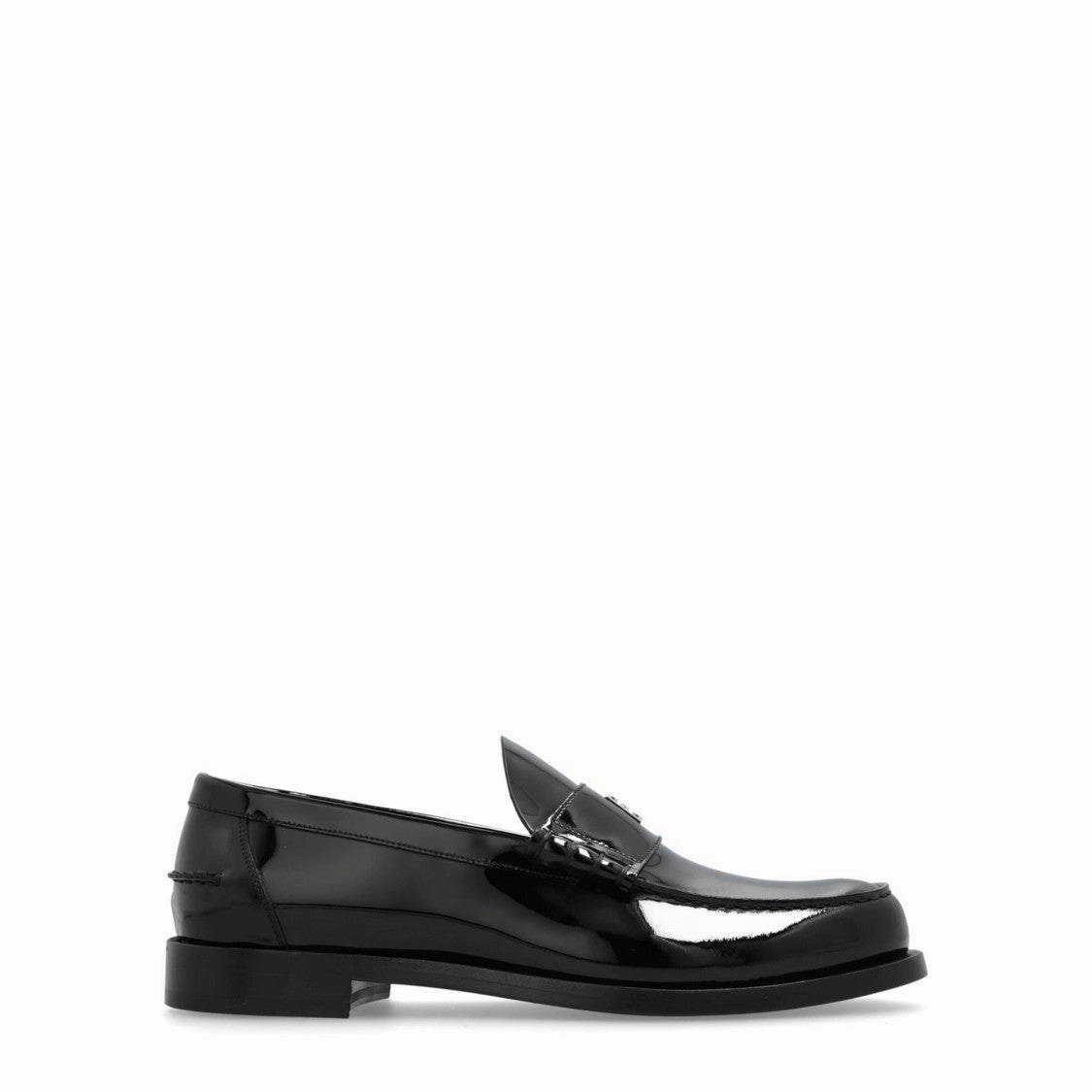 Dockers Loafers Polished Black Calf Leather Ferragamo Loafers