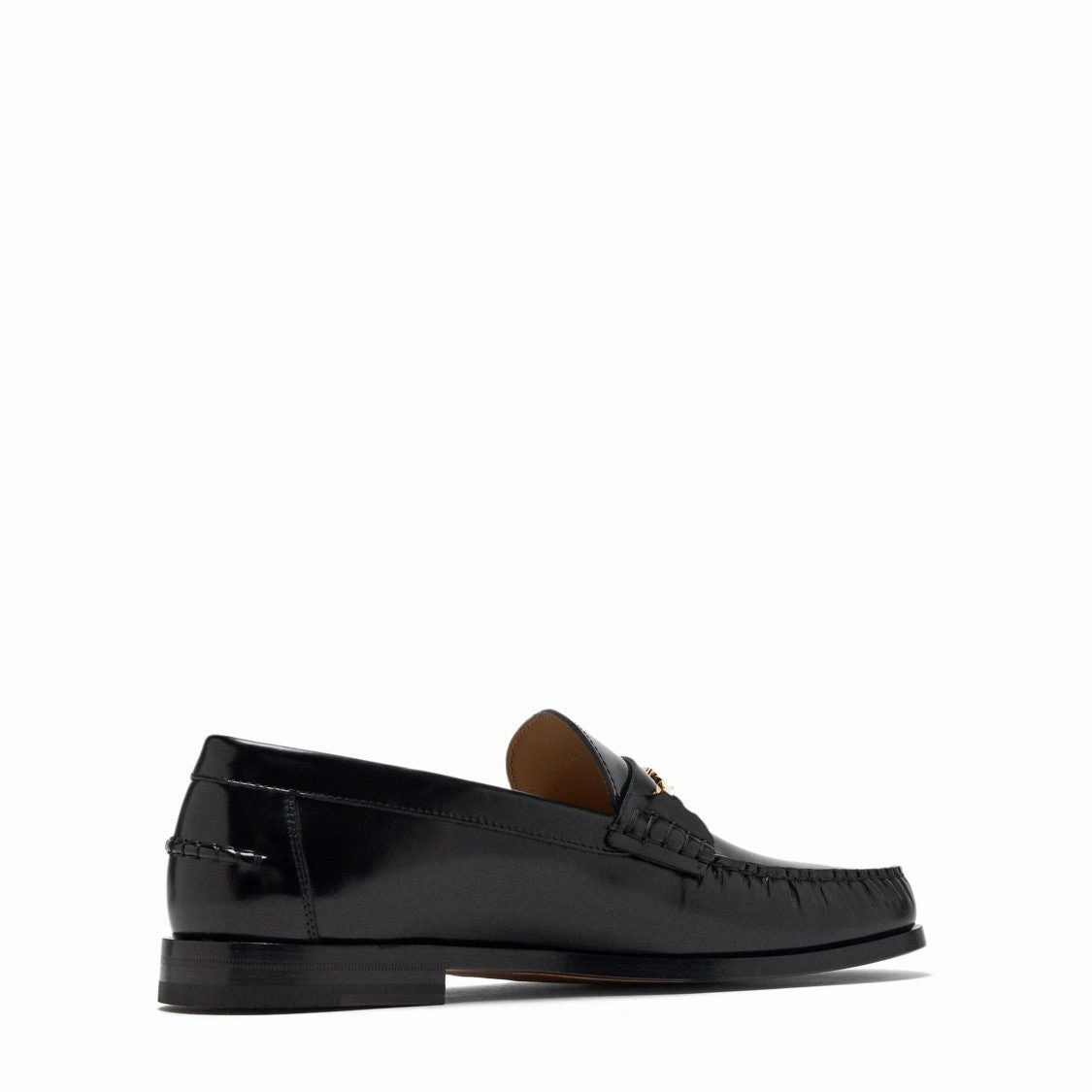 Loafers Bass Polished Black Calf Leather Ferragamo Loafers