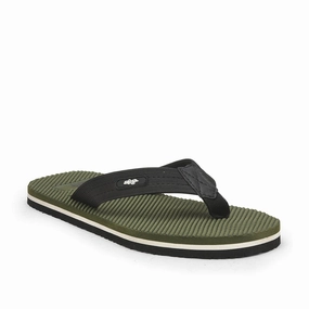 A-HA Casual Olive Green Flip Flop For Men JTN-03 By Liberty Flip Flops Brazil