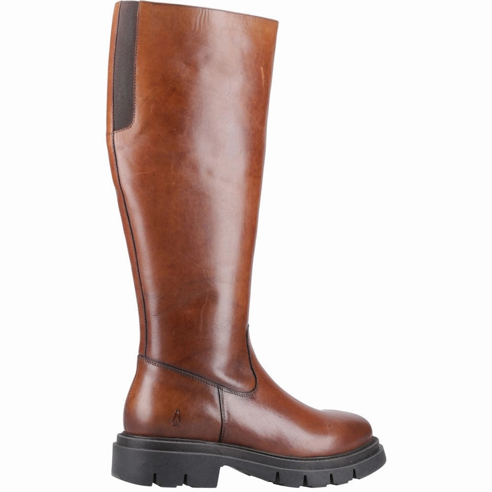 Goldy Knee-high Leather Boots Hush Puppies Rowan Boot